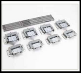 Trueliving_WARDROBE SLIDING ROLLER SOFT CLOSE (ZINC) 18-25 MM Silver